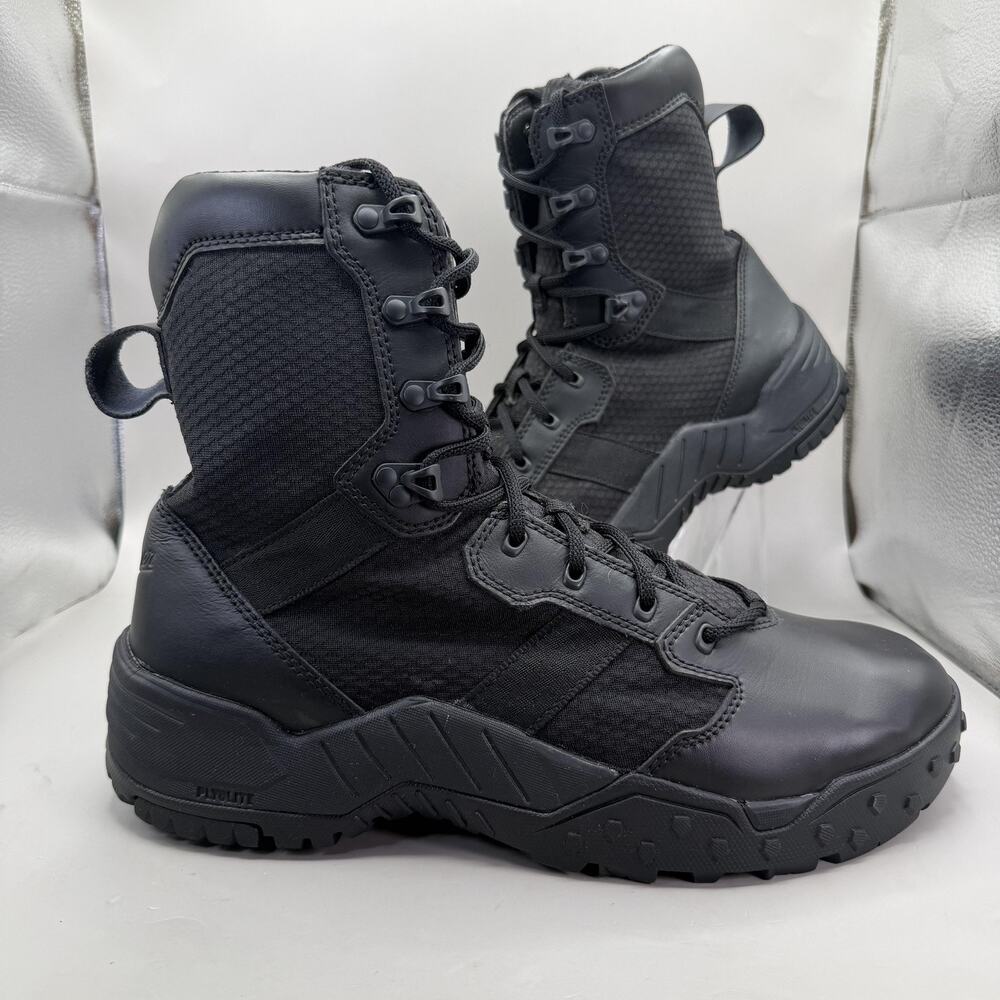 Danner Scorch Side-Zip 8" Boots Mens Size 12 Black Hot Tactical Combat 25732